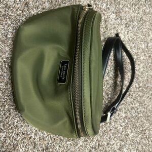 Kate Spade Olive Belt Bag with Black Strap